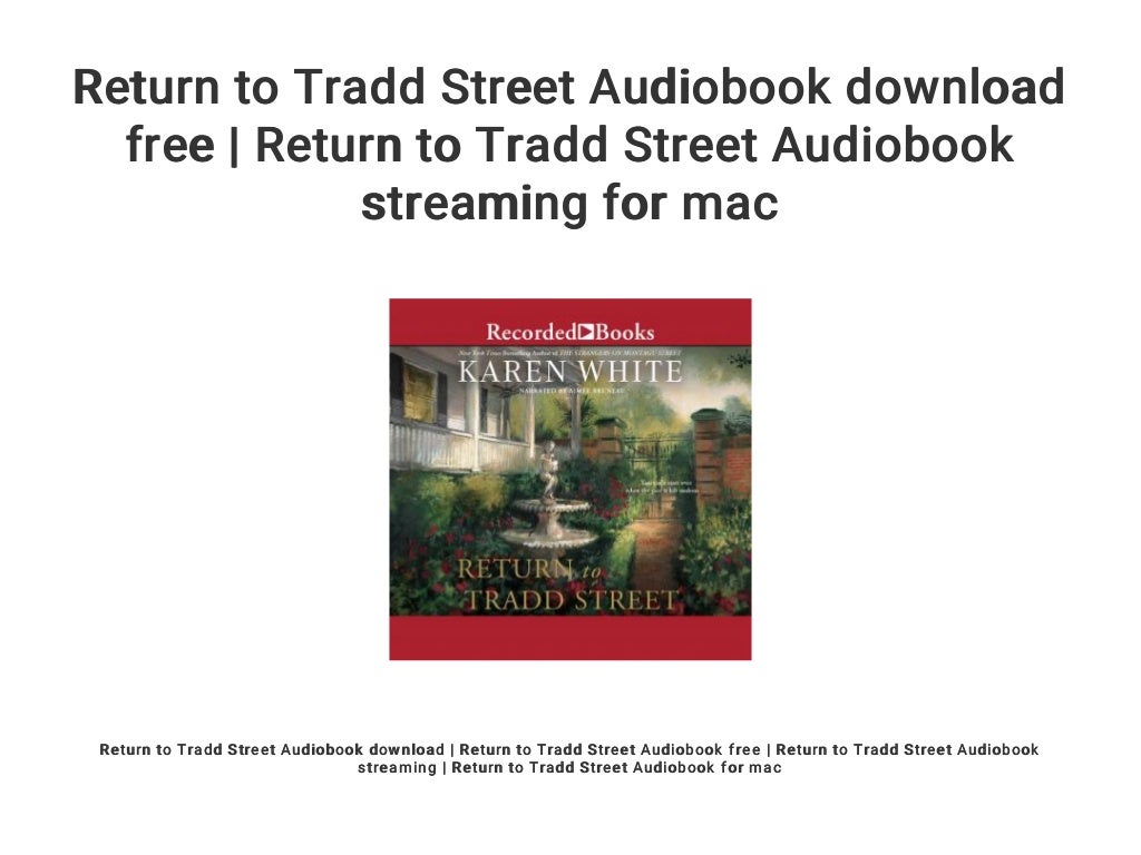return to tradd street