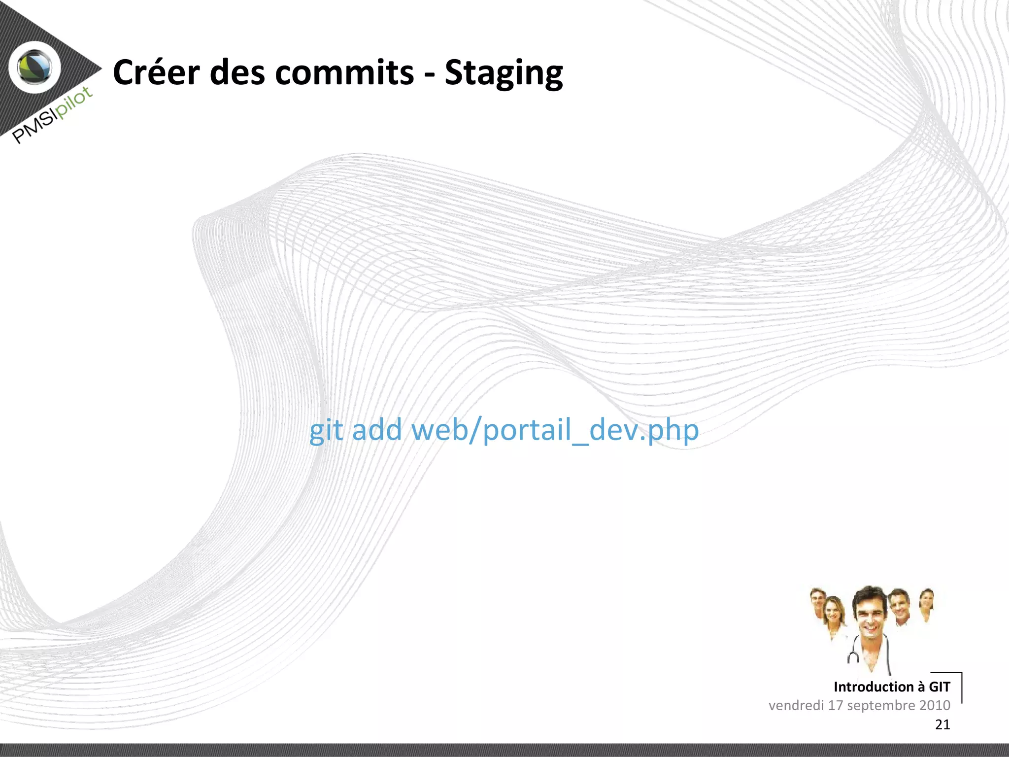 Mettre en staging 