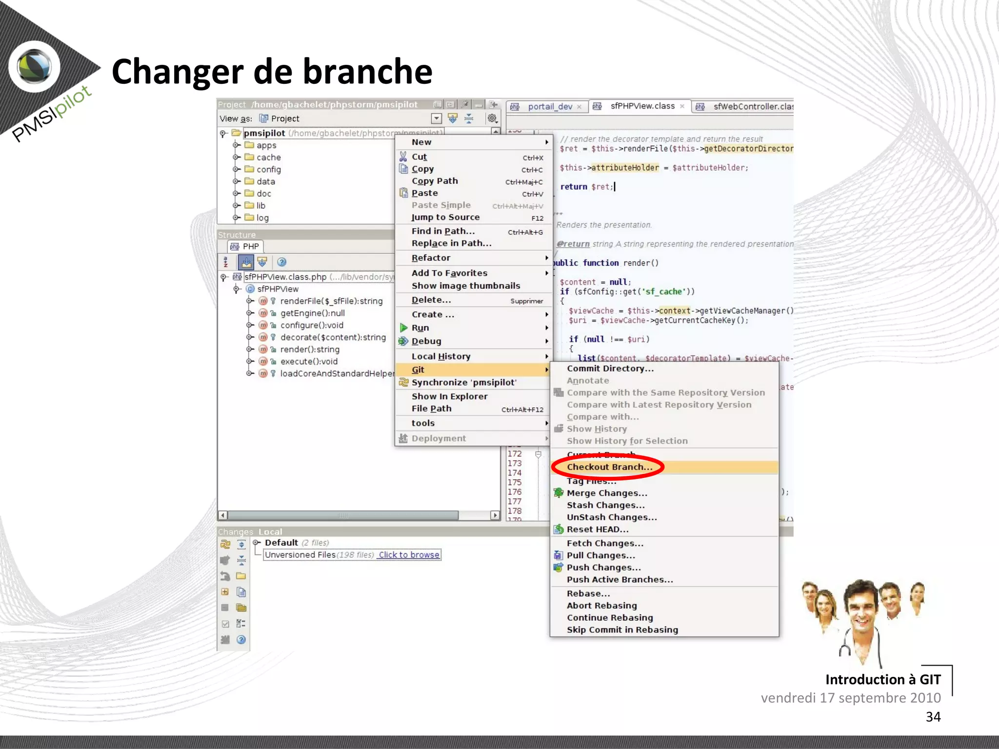 Git par la pratique (avec PHPStorm) Cloner un dépôt 
