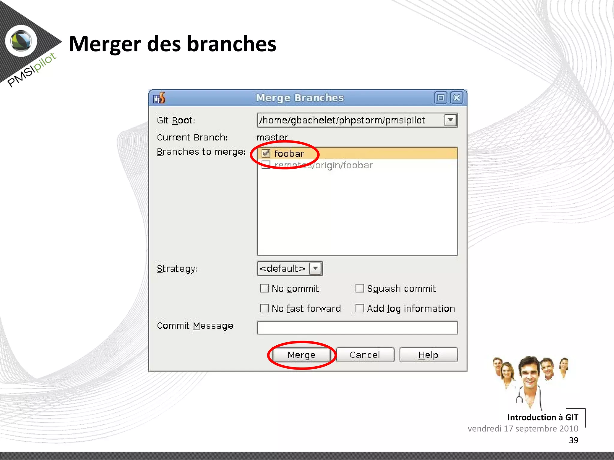 Merger des branches 