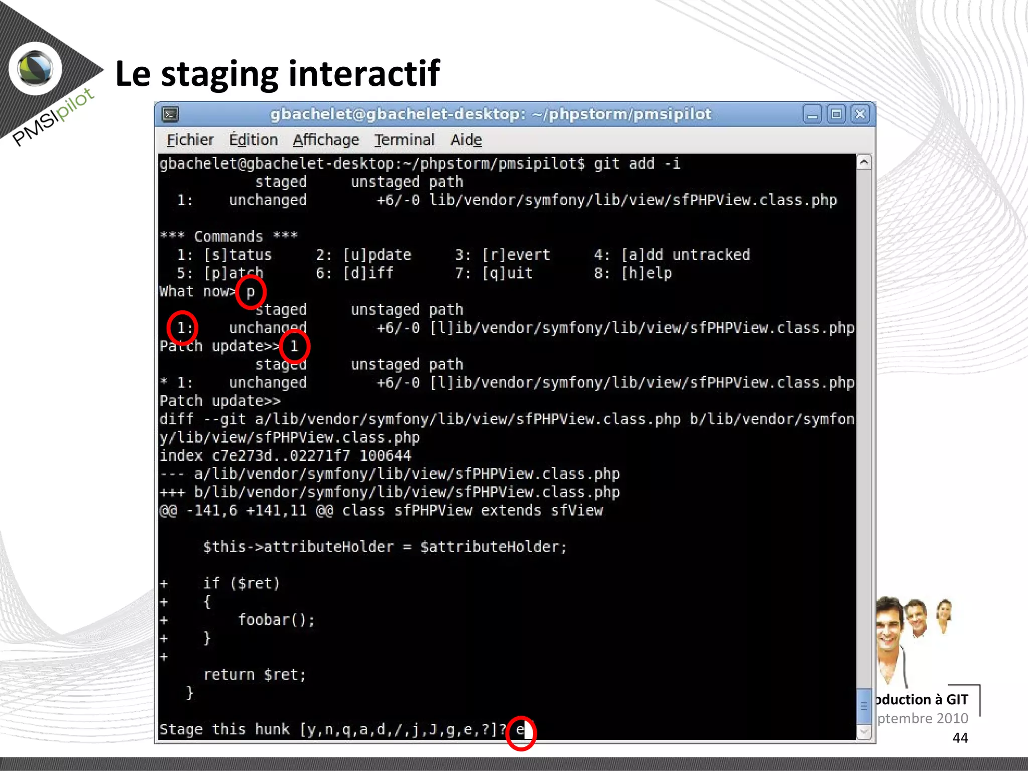Cloner un dépôt lundi 13 septembre 2010 Introduction à GIT 