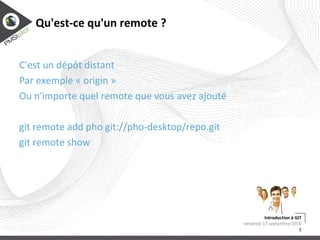 Pourquoi git ? Développement non-linéaire 