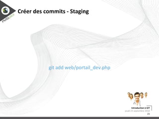 Mettre en staging 