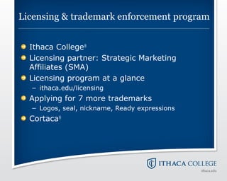 An integrated marketing revolution at Ithaca College | PPT