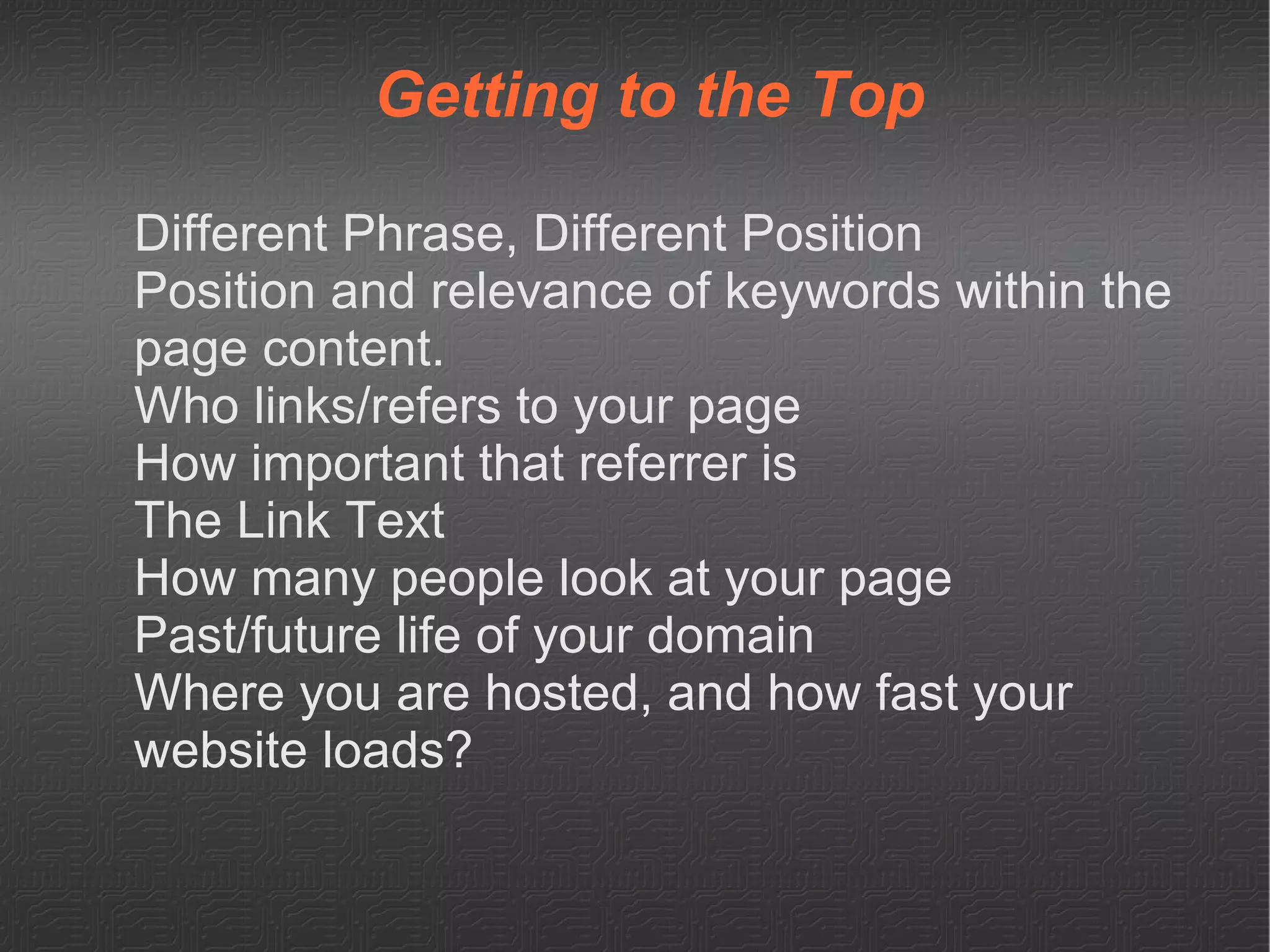 Link Text = Google Bombing 