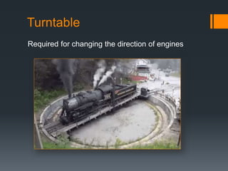 Turntable
Required for changing the direction of engines
 