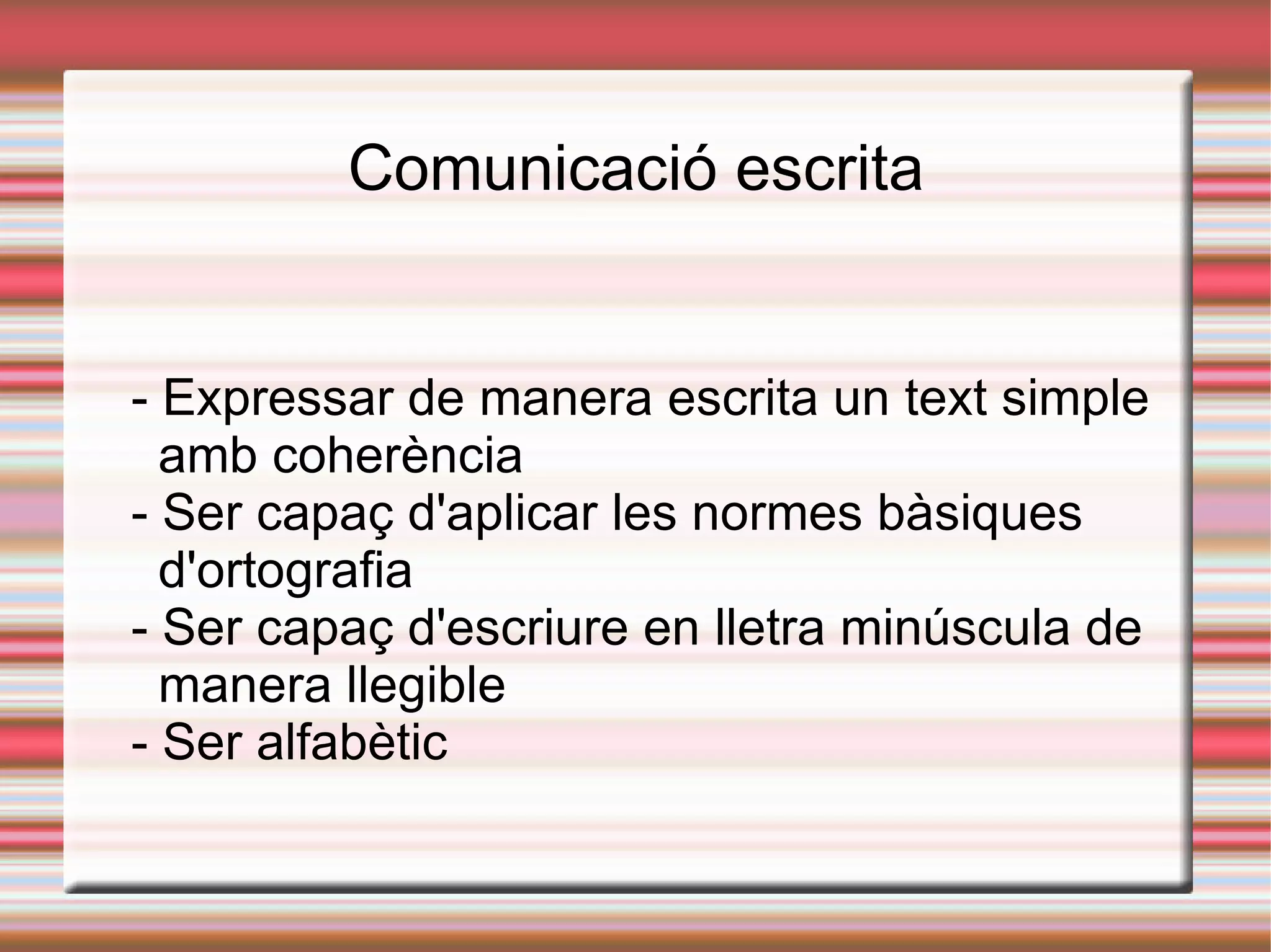 Si teniu colque comentari a fer sobre alguna especialitat, primer vos heu de dirigir a la mestra tutora . 