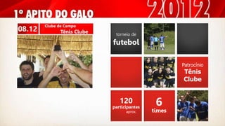 Patrocínio
Tênis
Clube
 