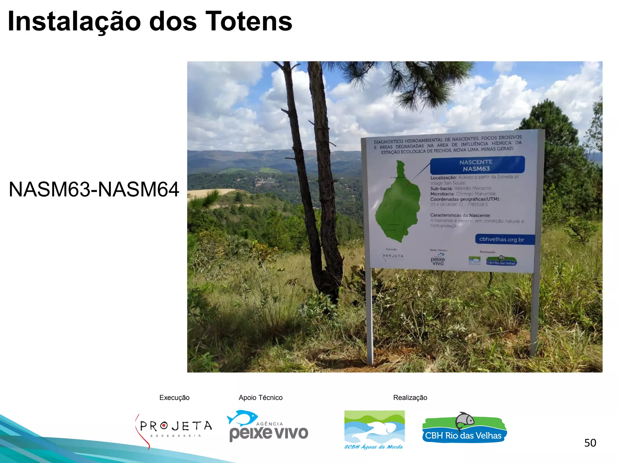 50
Execução Apoio Técnico Realização
NASM63-NASM64
Instalação dos Totens
 