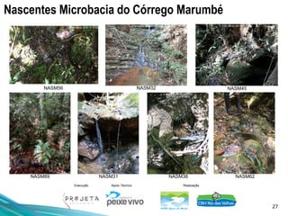 27
Execução Apoio Técnico Realização
Nascentes Microbacia do Córrego Marumbé
NASM56
NASM89 NASM31
NASM32
NASM38 NASM62
NASM45
 