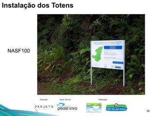 36
Execução Apoio Técnico Realização
NASF100
Instalação dos Totens
 