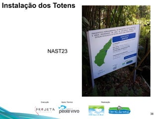 38
Execução Apoio Técnico Realização
NAST23
Instalação dos Totens
 