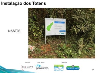 47
Execução Apoio Técnico Realização
NAST03
Instalação dos Totens
 