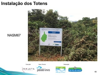 48
Execução Apoio Técnico Realização
NASM67
Instalação dos Totens
 