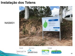 49
Execução Apoio Técnico Realização
NASM31
Instalação dos Totens
 