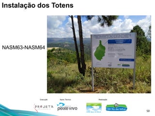 50
Execução Apoio Técnico Realização
NASM63-NASM64
Instalação dos Totens
 