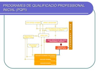 PROGRAMES DE QUALIFICACIÓ PROFESSIONALPROGRAMES DE QUALIFICACIÓ PROFESSIONAL
INICIAL (PQPI)INICIAL (PQPI)
 