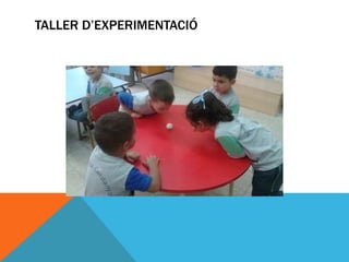TALLER D’EXPERIMENTACIÓ
 