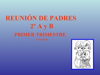 REUNIÓN DE PADRES  2º A y B PRIMER TRIMESTRE   5-10-2010 
