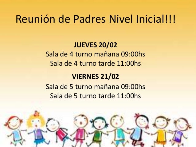Reflexiones Para Reunion De Padres Nivel Inicial es.slideshare.net