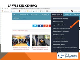 LA WEB DEL CENTRO:
 