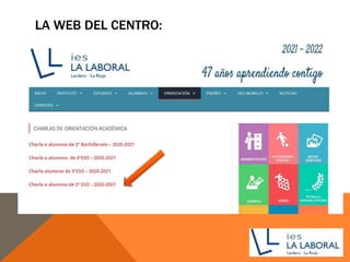 LA WEB DEL CENTRO:
 
