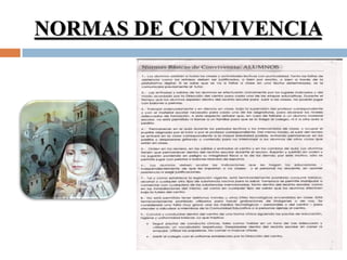 NORMAS DE CONVIVENCIA
 