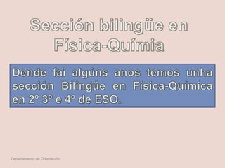 Departamento de Orientación
 