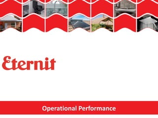 Operational Performance
 