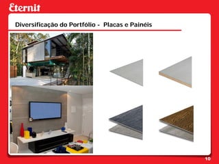 Diversificação do Portfólio - Placas e Painéis




                                                 10
 