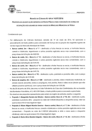 Reunião cm n.º64 14.07.16