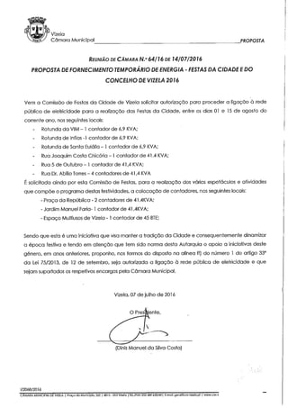 Reunião cm n.º64 14.07.16
