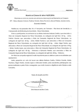 Reunião cm n.º64 14.07.16