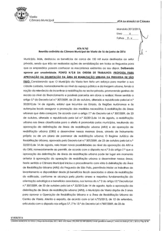 Reunião cm n.º64 14.07.16