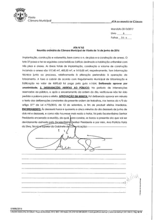 Reunião cm n.º64 14.07.16