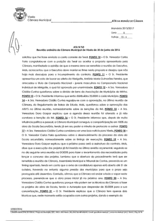 Reunião cm n.º64 14.07.16