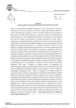 Reunião cm n.º64 14.07.16