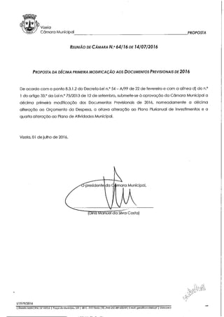 Reunião cm n.º64 14.07.16