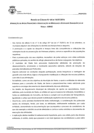 Reunião cm n.º64 14.07.16