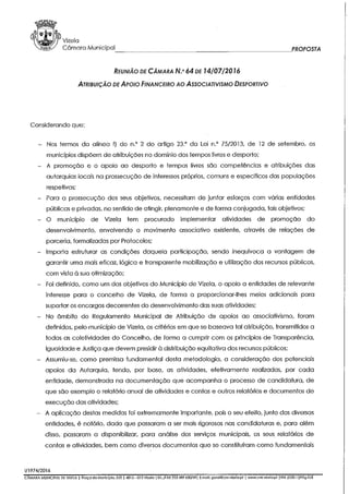Reunião cm n.º64 14.07.16