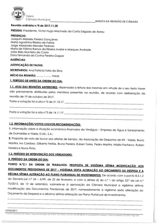 Reunião cm n.º4 28.11.17