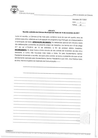 Reunião cm n.º4 28.11.17