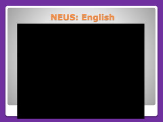 NEUS: English
 