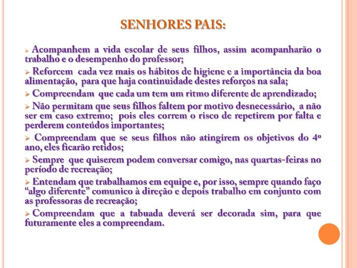 Frases Para Reunião De Pais E Mestres Educação Infantil