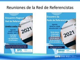 Reuniones de la Red de Referencistas
 