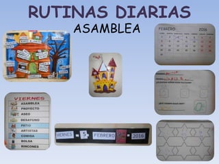 RUTINAS DIARIAS
ASAMBLEA
 