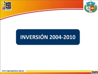 INVERSIÓN 2004-2010