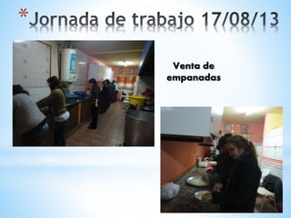 *
Venta de
empanadas
 