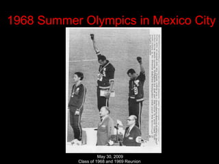 1968 Summer Olympics in Mexico City 