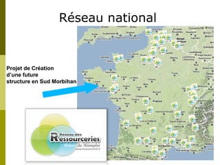 Réseau national
Projet de Création
d’une future
structure en Sud Morbihan
 